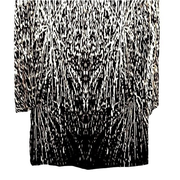 Nicole Miller Spiderweb Silk Shift Dress Size 2 Knee Length Lined Animal Print - Picture 5 of 11
